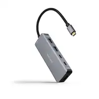 Nanocable HUB USB-C 6 en 1, Conversor USB-C 3.2 GEN1 5G a 2 x USB-A + 2 x USB-C +