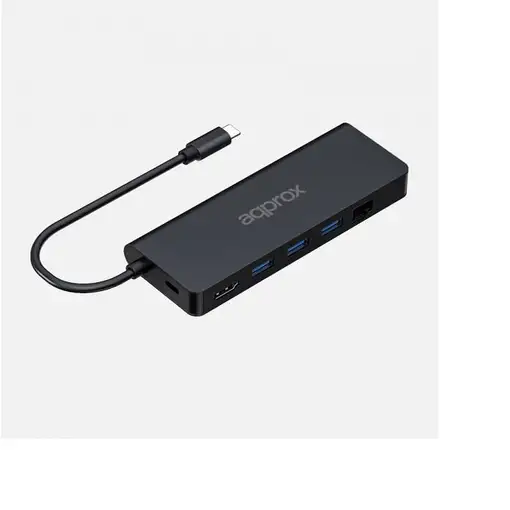 Approx APPC53 base para portátil y replicador de puertos USB 3.2 Gen 1 (3.1 Gen 1)