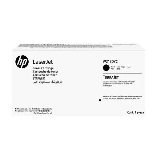 HP Cartucho de tóner original contractual LaserJet W2130YC negro
