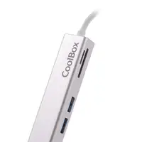 CoolBox miniDock USB-C Lite Alámbrico USB 3.2 Gen 1 (3.1 Gen 1) Type-C Blanco