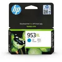 HP Cartucho de tinta Original 953XL de alto rendimiento cian