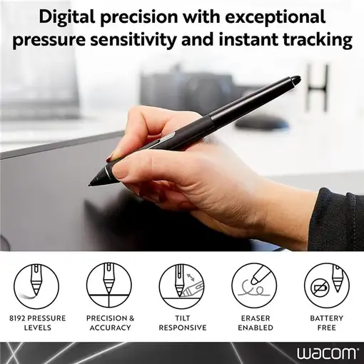 Wacom Pro Pen 2 lápiz digital 15 g Negro