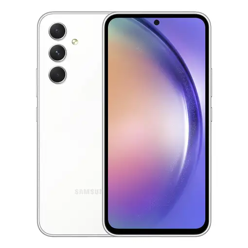 Smartphone Samsung Galaxy A54 5G SM-A546B/DS (6.4'') 256GB/8GB RAM blanco SAMSUNG Smartphone Samsung Galaxy A54 5G SM-A546B/DS (6.4'') 256GB/8GB RAM blanco SAMSUNG