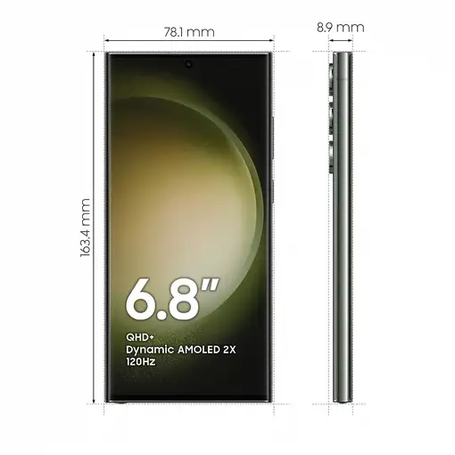 Samsung Galaxy S23 Ultra SM-S918B 17,3 cm (6.8\) SIM doble Android 13 5G USB Tipo