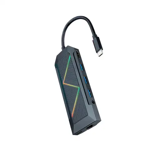 Nanocable 10.16.0901 base para portátil y replicador de puertos Alámbrico USB 3.2