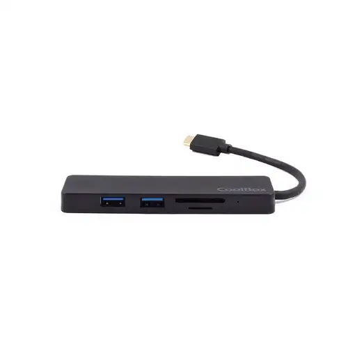 CoolBox miniDock USB-C Lite 2 USB 3.2 Gen 1 (3.1 Gen 1) Type-C Negro
