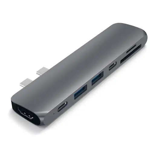 Satechi ST-CMBPM base para portátil y replicador de puertos USB 3.2 Gen 1 (3.1 Gen