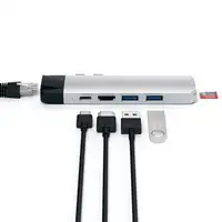 Satechi ST-TCPHES base para portátil y replicador de puertos USB 3.2 Gen 1 (3.1 Ge