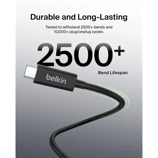 Belkin INZ003BT1MBK cable Thunderbolt 1 m 40 Gbit/s Negro