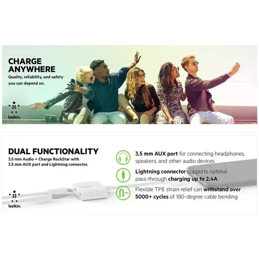 Belkin RockStar Blanco