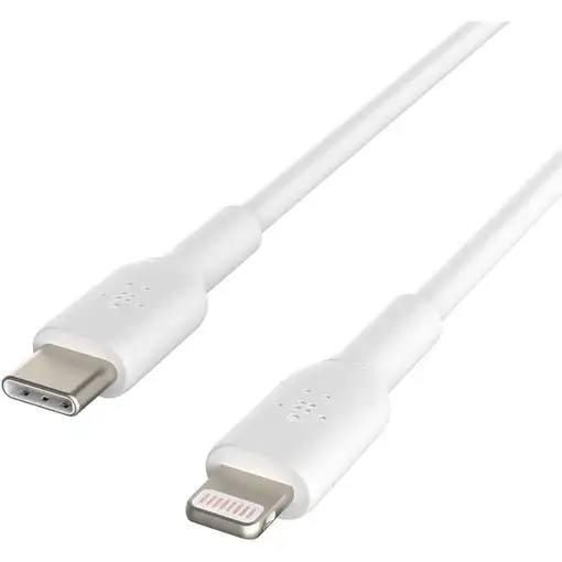 Belkin CAA003BT1MWH cable de conector Lightning 1 m Blanco