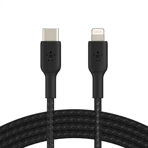 Belkin CAA004BT1MBK cable de conector Lightning 1 m Negro
