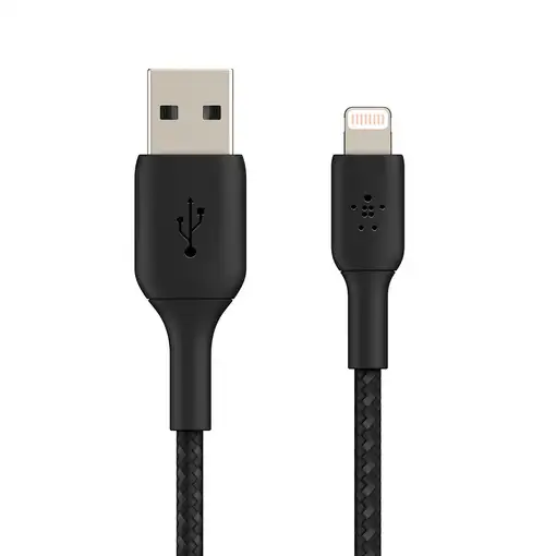 Belkin CAA002BT2MBK cable de conector Lightning 2 m Negro