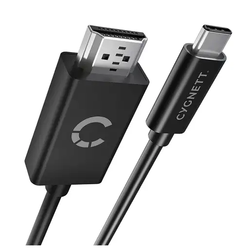 Cygnett CY3305HDMIC adaptador de cable de vídeo 1,8 m USB Tipo C HDMI Negro