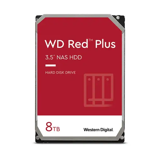 Western Digital Red Plus disco duro interno 8 TB 5640 RPM 128 MB 3.5'' Serial ATA I