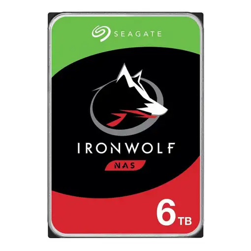 Seagate IronWolf ST6000VN001 disco duro interno 6 TB 5400 RPM 256 MB 3.5'' Serial A