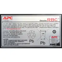 APC RBC27 batería para sistema ups Sealed Lead Acid (VRLA)