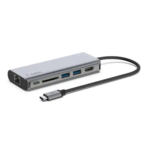 Belkin AVC008BTSGY base para portátil y replicador de puertos USB 3.2 Gen 1 (3.1 G