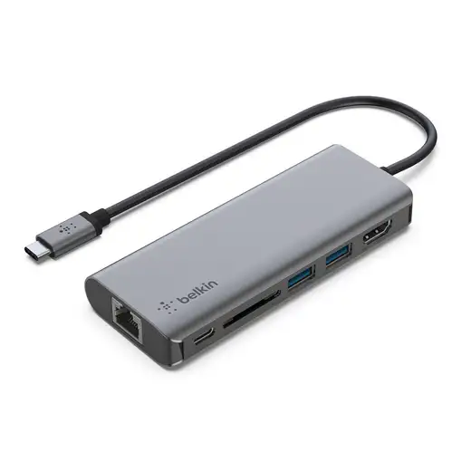 Belkin AVC008BTSGY base para portátil y replicador de puertos USB 3.2 Gen 1 (3.1 G