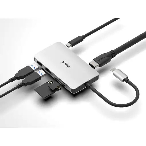 D-Link DUB-M610 base para portátil y replicador de puertos Alámbrico USB 3.2 Gen 1
