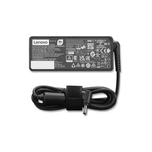 Lenovo 4X21K07722 adaptador e inversor de corriente Interior 65 W Negro