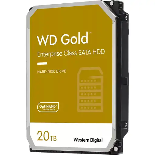 Western Digital Gold disco duro interno 20 TB 7200 RPM 512 MB 3.5'' Serial ATA III