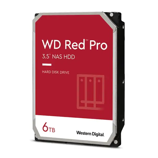 Western Digital RED PRO 6 TB disco duro interno 7200 RPM 256 MB 3.5'' Serial ATA II