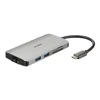 D-Link DUB-M810 base para portátil y replicador de puertos Alámbrico USB 3.2 Gen 1