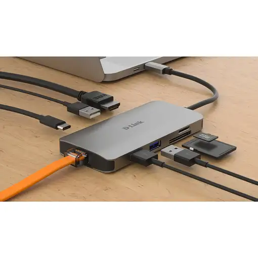 D-Link DUB-M810 base para portátil y replicador de puertos Alámbrico USB 3.2 Gen 1