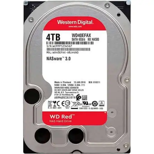 Western Digital WD Red Plus disco duro interno 4 TB 5400 RPM 3.5'' Serial ATA III