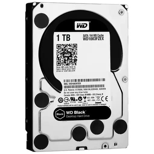 Western Digital Black disco duro interno 1 TB 7200 RPM 64 MB 3.5" Serial ATA III