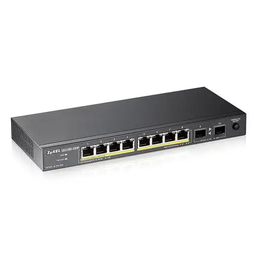 Zyxel GS1100-10HP switch No administrado Gigabit Ethernet (10/100/1000) Energía so