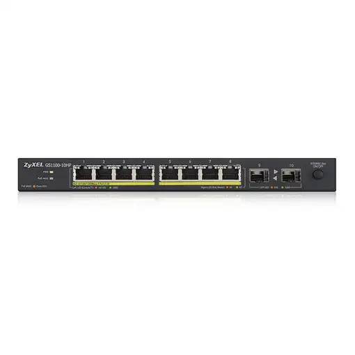 Zyxel GS1100-10HP switch No administrado Gigabit Ethernet (10/100/1000) Energía so