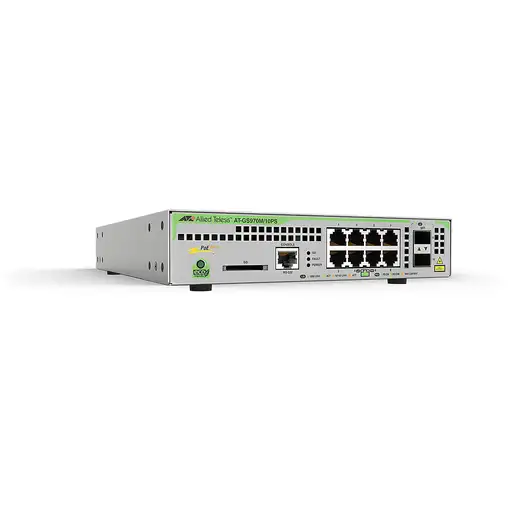 Allied Telesis GS970M/10PS Gestionado L3 Gigabit Ethernet (10/100/1000) Energía so