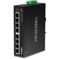 Trendnet TI-E80 switch No administrado Fast Ethernet (10/100) Negro