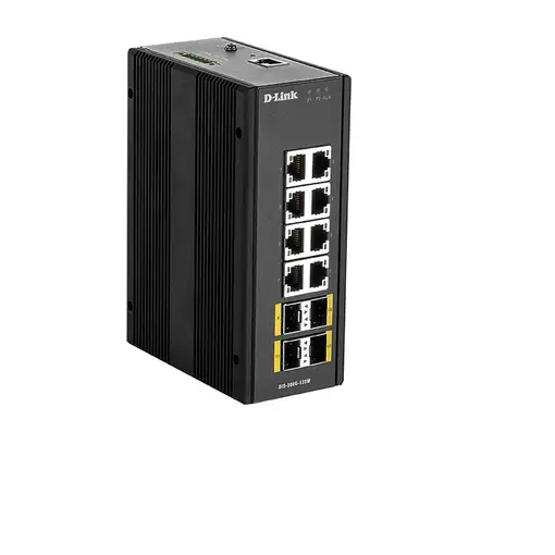 D-Link DIS‑300G‑12SW Gestionado L2 Gigabit Ethernet (10/100/1000) Negro