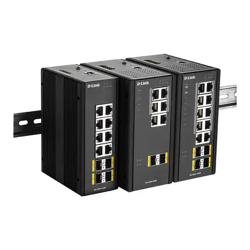 D-Link DIS‑300G‑12SW Gestionado L2 Gigabit Ethernet (10/100/1000) Negro