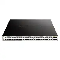 D-Link DGS-1210-52MP switch Gestionado L2 Gigabit Ethernet (10/100/1000) 1U Negro