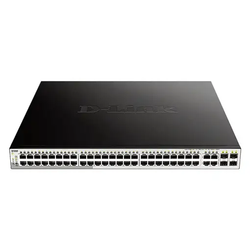 D-Link DGS-1210-52MP switch Gestionado L2 Gigabit Ethernet (10/100/1000) 1U Negro D-Link DGS-1210-52MP switch Gestionado L2 Gigabit Ethernet (10/100/1000) 1U Negro