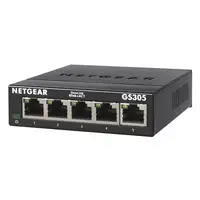 NETGEAR GS305 No administrado L2 Gigabit Ethernet (10/100/1000) Negro