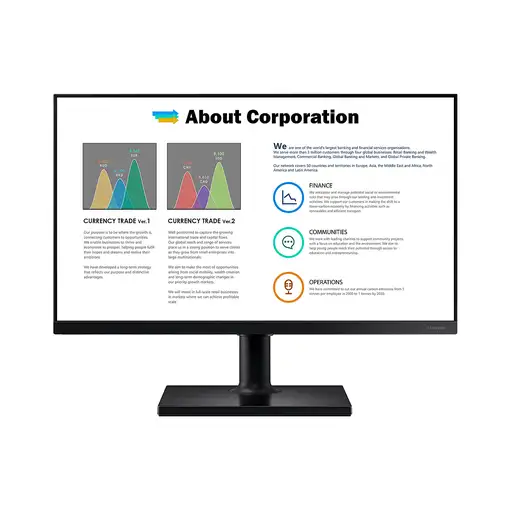 Samsung T45F pantalla para PC 68,6 cm (27'') 1920 x 1080 Pixeles Full HD LCD Negro