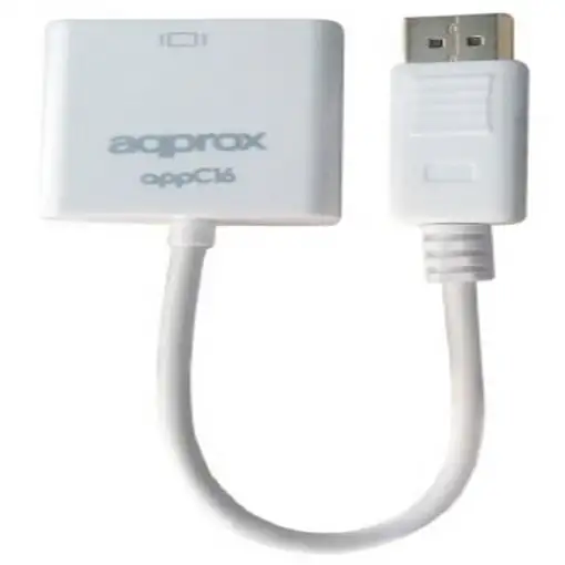 Approx appC16 DisplayPort HDMI tipo A (Estándar) Blanco