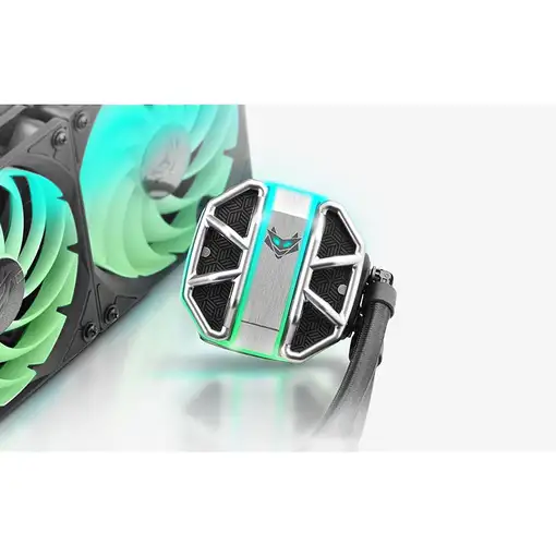 Sapphire NITRO+ S240-A AIO Procesador Kit de refrigeración líquida 12 cm Negro