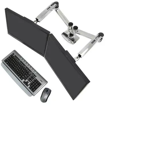 Ergotron LX Series 45-245-026 soporte para monitor 68,6 cm (27'') Escritorio Plata