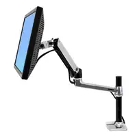 Ergotron LX Series Desk Mount LCD Arm, Tall Pole 86,4 cm (34'') Escritorio Negro