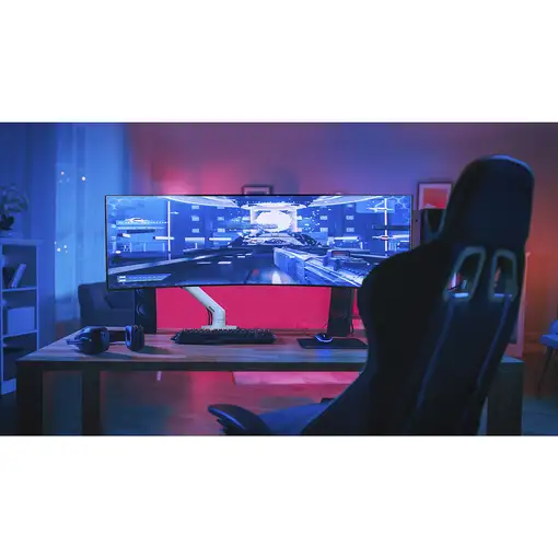 Ergotron HX Series 45-647-224 soporte para monitor 124,5 cm (49'') Escritorio Negro