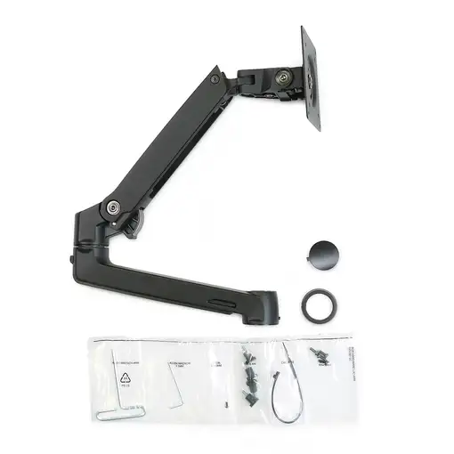 Ergotron Kit de brazo, extensión y collar LX (negro)