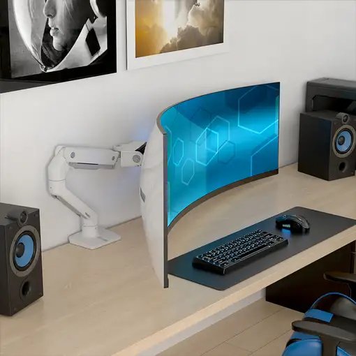 Ergotron HX Series HX ARM WITH VERY HEAVY DUTY PIVOT DESK 144,8 cm (57'') Escritori