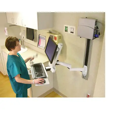 Ergotron 200 Series Combo Arm 61 cm (24'') Pared Blanco