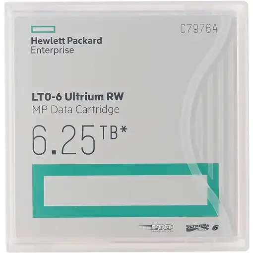 HPE LTO-6 Ultrium 6.25TB RW Data Cartridge
